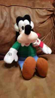 Goofy Plush stuffed animal Christmas Toy Disney 20" Mickey Mouse friends New