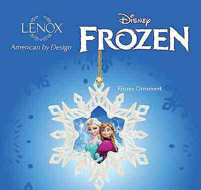 Elsa  & Anna Disney Movie Frozen Christmas Ornament by Lenox