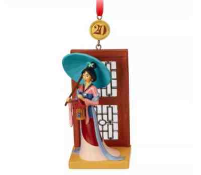 DISNEY Store 2018 SKETCHBOOK Ornament LEGACY Series MULAN and CRICK-EE NWT