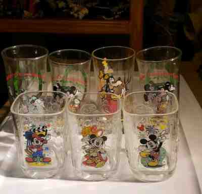 Vintage 2000/1982/1978 Walt Disney/coca cola/Pepsi Micky mouse goofy glasses lot