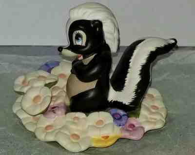 Flower Bambi Oh Gosh Figurine Certificate of Authenticity WDCC Skunk Disney Cute