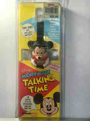 Mickey Mouse Talking Time Watch Walt Disney 1990-1991
