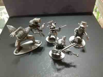 Hudson Pewter Disney's Big Bad Wolf & 3 Little Pigs