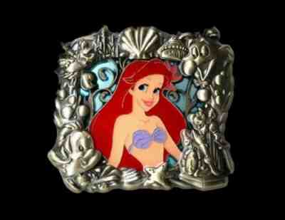 Disney Pin WDI - Stained Glass Princess Series - Little Mermaid Ariel LE300