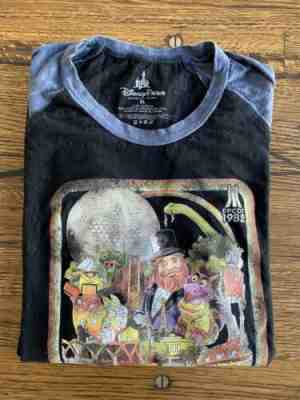 WALT DISNEY WORLD 1982 Epcot Longsleeve Shirt Vintage Characters Figment OOP XL!