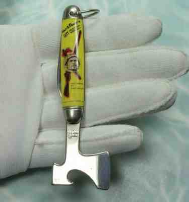 VINTAGE DAVY CROCKETT "FESS PARKER" WALT DISNEY IMPERIAL KNIFE TOMAHAWK OPENER