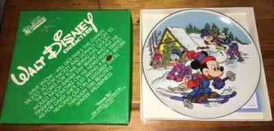 Snow Biz Walt Disney Characters 1985 Schmid Disney Christmas Mickey Donald Goofy