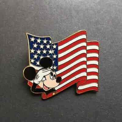 WDW - 4th of July - Saluting the Flag Mickey Mouse Only LE 500 Disney Pin 62354