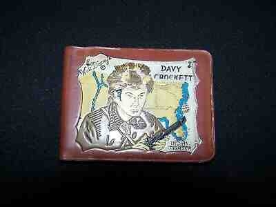 Vintage Disney DAVEY CROCKETT WALLET 1955  L@@K 