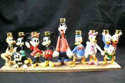 Rare 1995 Disney Hanukkah Holiday Menorah Mickey & Friends EVC