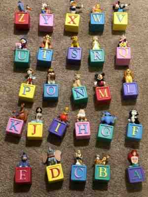 Grolier disney 2024 alphabet blocks