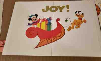 Walt Disney 1975 Calendar Christmas Card 