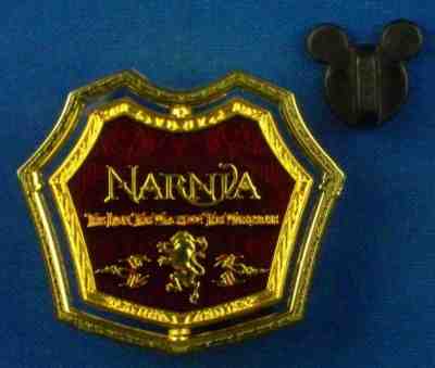 The Chronicles of Narnia Lion Witch Wardrobe Aslan Spinner Disney Pin # 43516