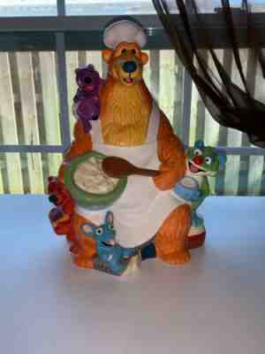 Jim Henson Disney, Bear in the Big Blue House ceramic cookie jar. RARE.