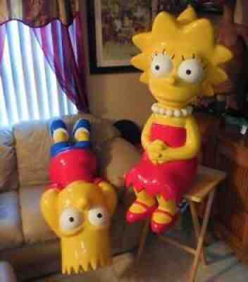 Disney SIMPSONS LISA BIG FIGURE statue Sculpture LIFE SIZE movie display - 44 IN