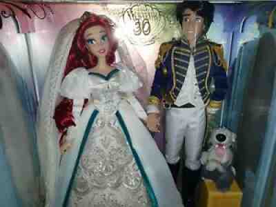 Disney Store Little Mermaid Wedding Ariel and Eric Limited Edition 17