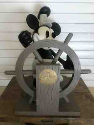 Disney Big Fig - Life Size Steamboat Willie - 80th Anniversary Steam Boat RARE