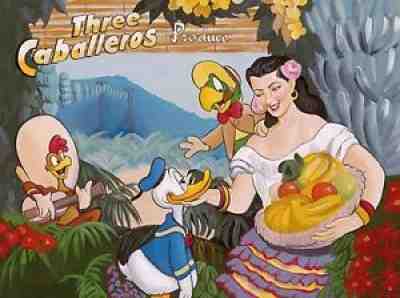 Three Caballeros - Tricia Buchanan-Benson - Limited Edition Giclee on Canvas