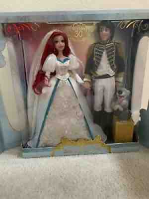 Ariel And Prince Eric Platinum Wedding Set Disney Doll