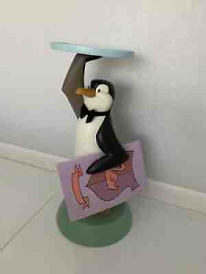 Mary Poppins Disney Waiter Penguin Big Fig Figurine Statue LE 250 menu Rare WOW