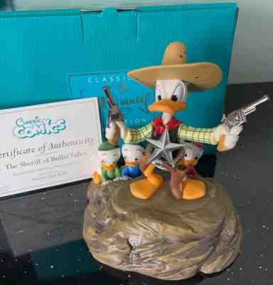 WDCC Donald Duck The Sheriff of Bullet Valley - Disney Classics Collection RARE