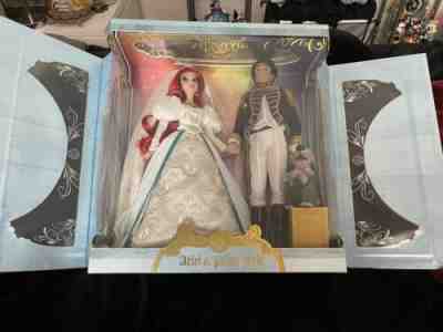 Disney Limited Edition Ariel & Prince Eric Wedding Platinum Gift Doll Set