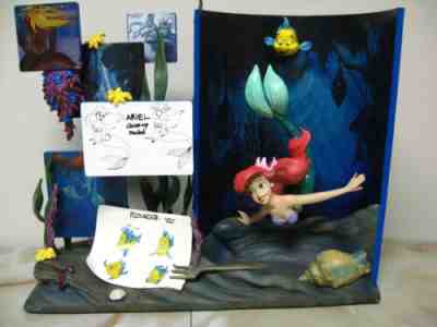 DISNEY LITTLE MERMAID SCENE REPLICA STATUE-MASTER REPLICAS-MIB