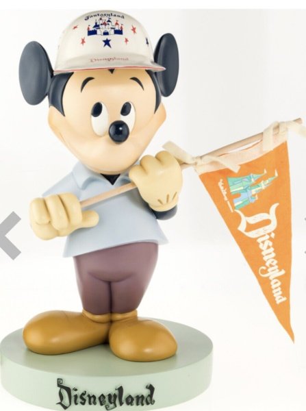 Mickey Mouse At Disneyland Disney Big Fig Statue-New/Mint in Box -