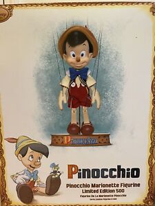 Disney 2015 limited edition of 500 Pinocchio marionette figure display doll NIB