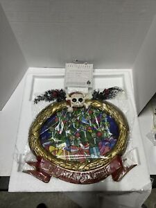 NIGHTMARE BEFORE CHRISTMAS STAINED GLASS PLAQUE #4 MIB J1