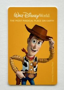 WALT DISNEY Woody From Toy Story, Disney World Key Card