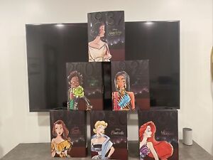 Disney Designer Collection Premiere Series Doll COMPLETE SET LIMITED EDITION NEW