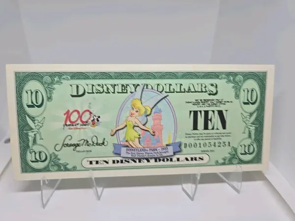 New ListingDisney Dollars - Lot Of 32