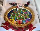 NIGHTMARE BEFORE CHRISTMAS HAUNTED MANSION HOLIDAY STAINED GLASS WREATH LE-300