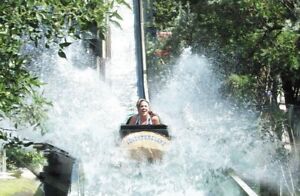 Adventureland Resort, Altoona Iowa Log Ride boat #13