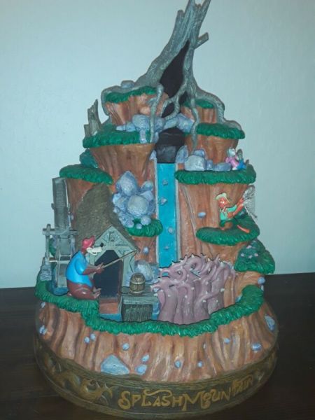 RARE Disney Big Fig Splash Mountain Fountain Adventureland by Larry Nikolai