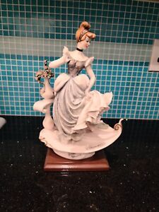 Disney ARMANI 91 Princess CINDERELLA Signed 3X SCULPTURE Statue FIGURINE Figure