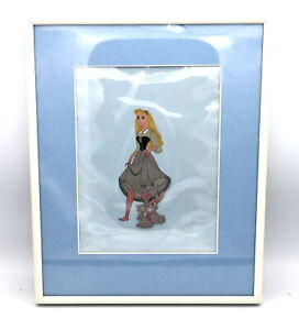 1959 DISNEY SLEEPING BEAUTY AURORA HAND PAINTED PRODUCTION CELLULOID DRAWING