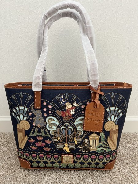 Disney Parks Dooney & Bourke FANTASIA 80 YEARS of MUSIC and MAGIC Tote - NEW!!