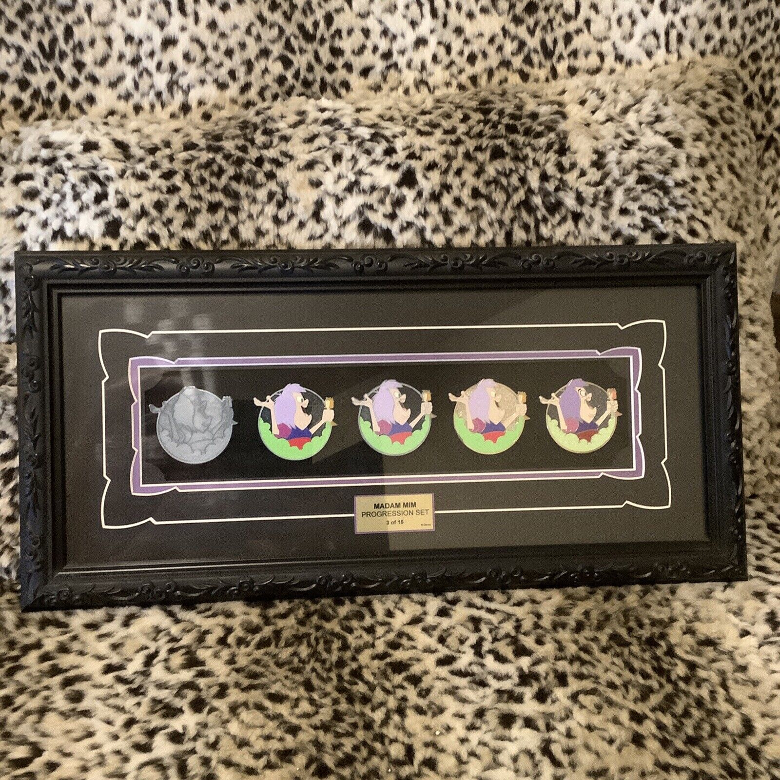 Disney WDI D23 Profile Progression Frame Pin Set LE 15 Mad Madam Mim Villains