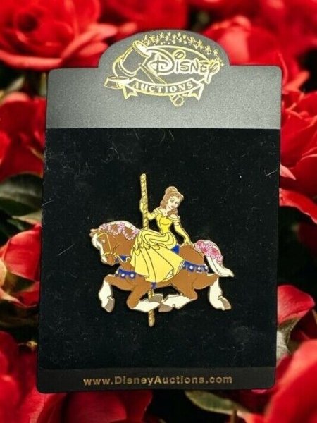 Disney Auctions - Carousel Series - Belle Pin (Beauty & The Beast) (LE 100)