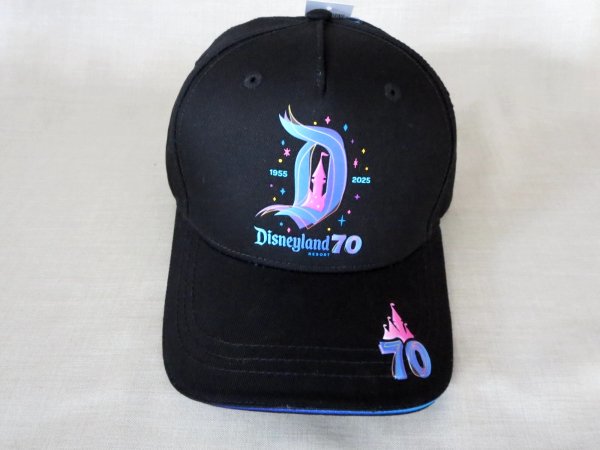 NEW 2025 Disneyland Resort 70th Anniversary Celebration Baseball Hat Cap Adult