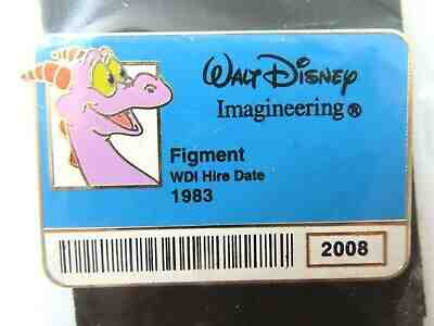 Disney Pins WDI Walt Disney Imagineering Cast Figment Pin Book 8”X10”