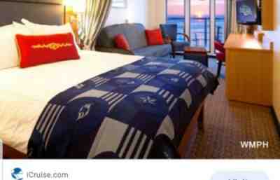 Disney Cruise Line Stateroom Blanket Throw Discontinued, Rare, DCL 