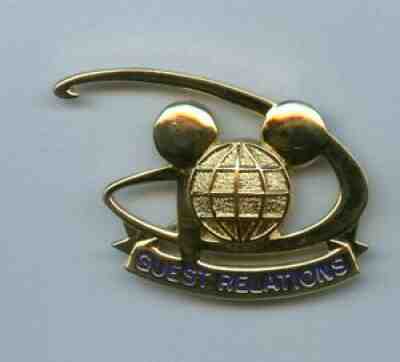 WDP Walt Disney World Guest Relations Mickey Mouse Icon Globe Cast Costume Pin