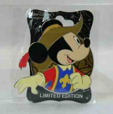 Disney WDI LE 300 Pin Mickey Mouse Through the Years Profile Three Musketeers