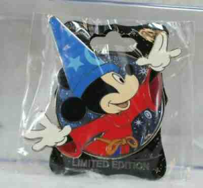 Disney WDI LE 300 Pin Mickey Mouse Through the Years Profile Fantasia Sorcerer