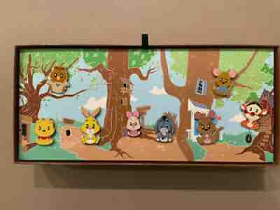 WDI MOG Winnie The Pooh ADORBS Pin Set LE 250 Disney 10 Pins