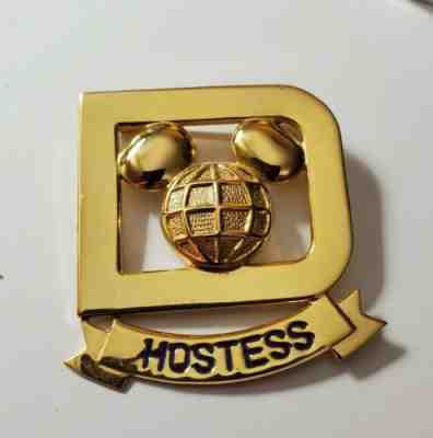 Disney Guest Relations Hostess Pin - Walt Disney Productions VHTF RARE