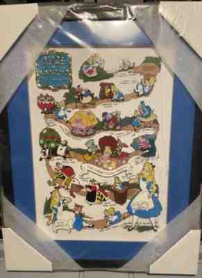Disney WDI Alice In Wonderland 70th Anniversary Pin Frame Limited Edition LE 25